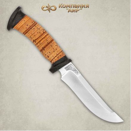 Нож Росомаха, сталь К340, береста