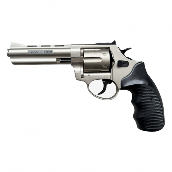 Сигнальный револьвер Taurus-S KURS (Smith & Wesson 4,5”) кал. 5,5 мм под 10ТК, сатин